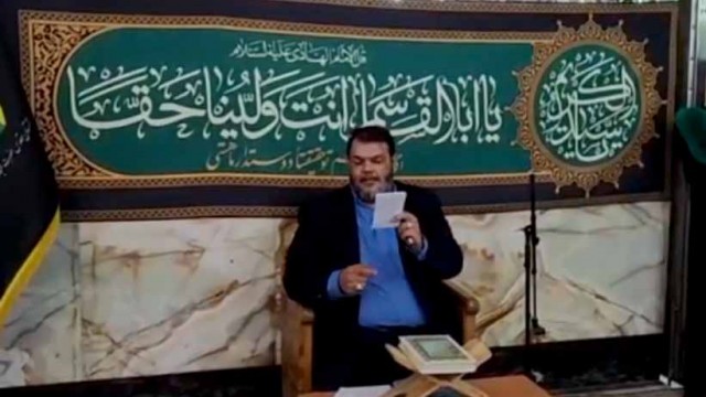 مداحی حاج حیدر خمسه در آیین غبارروبی مضجع مطهر حضرت عبدالعظیم(ع) در آستانه سالروز رحلت آنحضرت