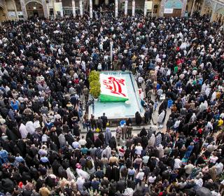 Iranian new year( NOWRUZ) ceremony in holy shrine - 1396 H.Shamsi