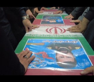 تصاویری ماندگار از تشییع پیکر مطهر شهید سید مهدی موسوی در قبله تهران